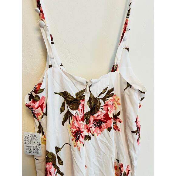 New FLYNN SKYE by FREE PEOPLE Floral Easy Rider Overalls Jumpsuit Size: Medium - Picture 6 of 8